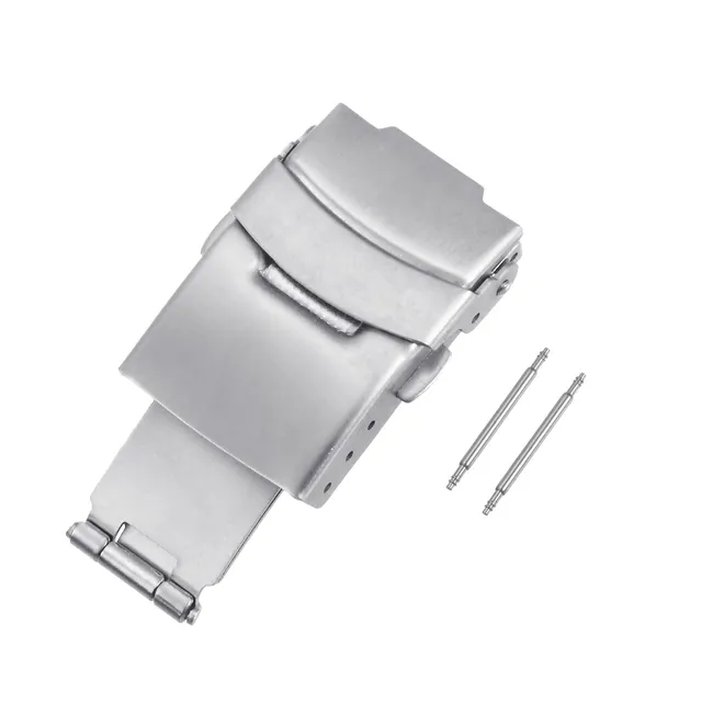 Sourcingmap fermoir montre déployante 18 mm boucle argenté