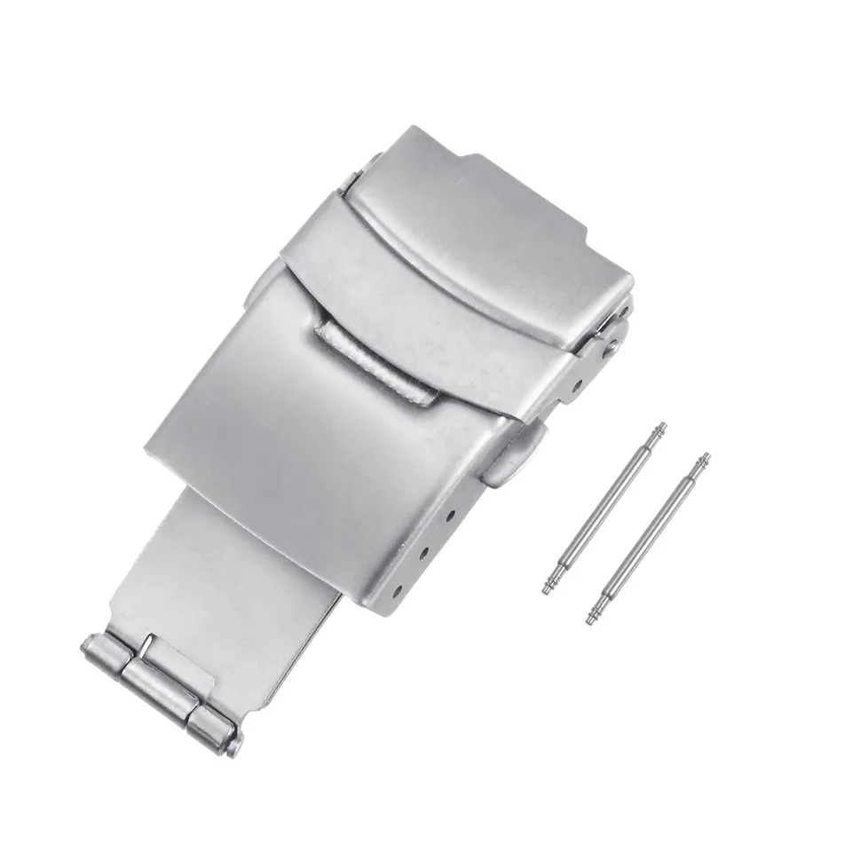 Sourcingmap fermoir montre déployante 18 mm boucle argenté