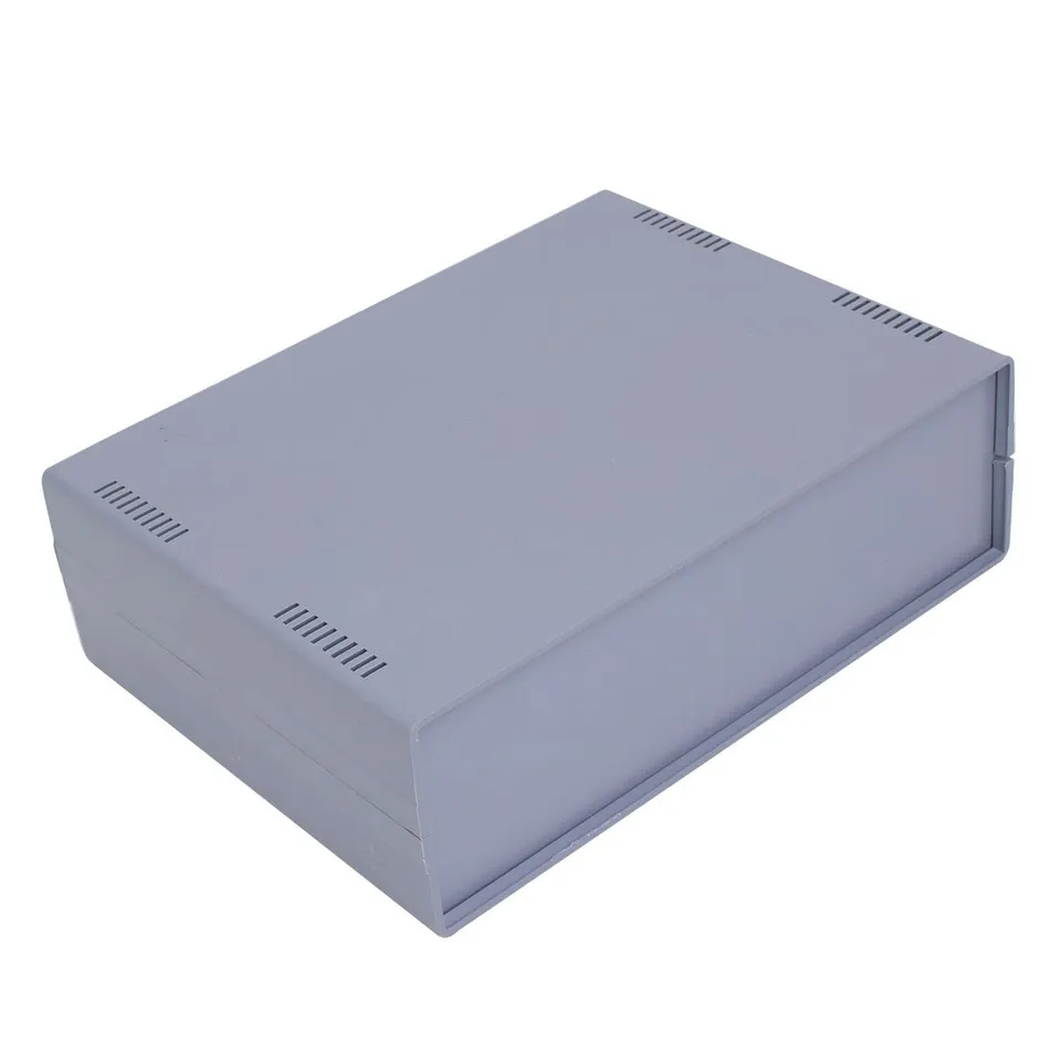 sourcingmap boîtier électronique ABS gris 255x190x80mm