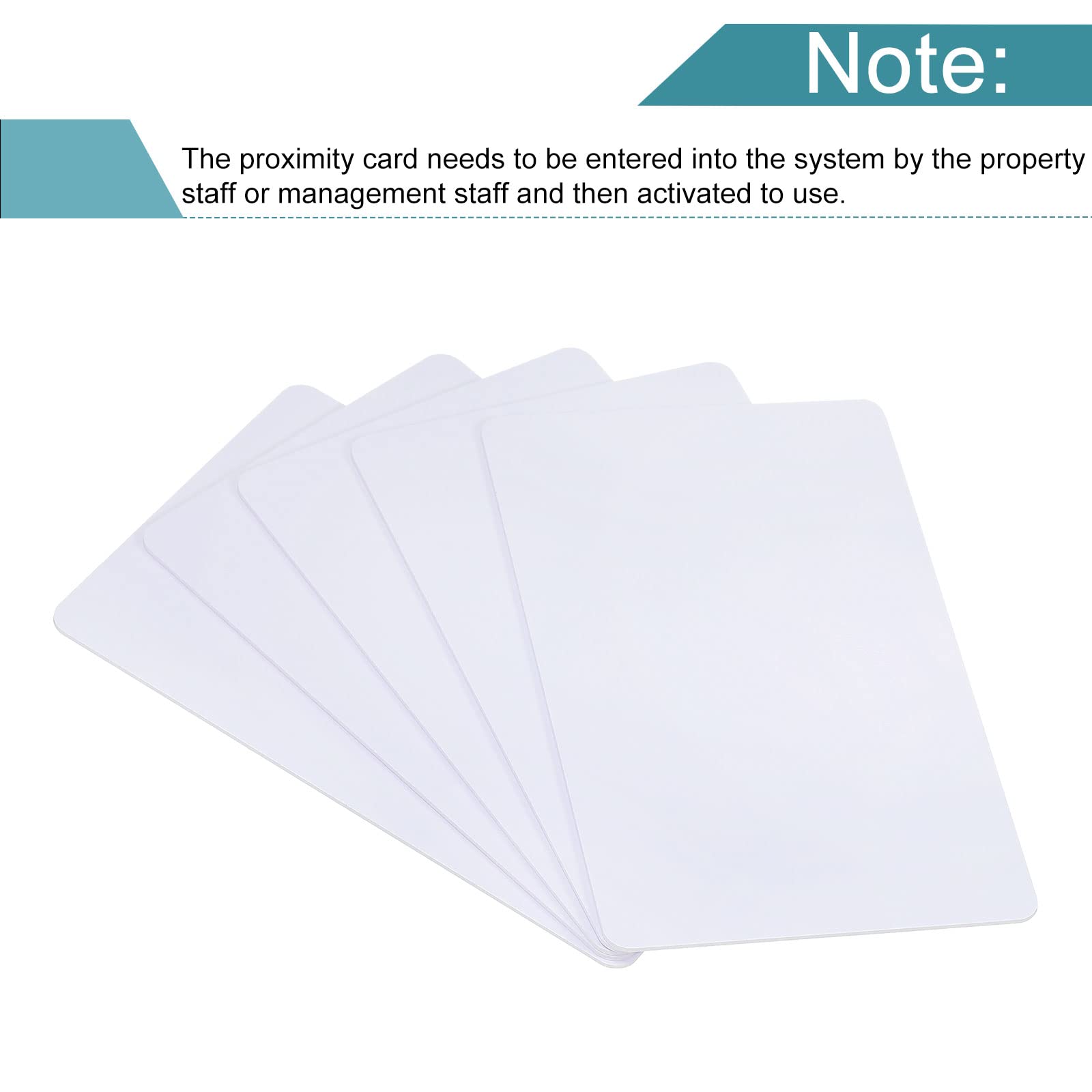sourcing map carte RFID 13,56 MHz blanche lot 20