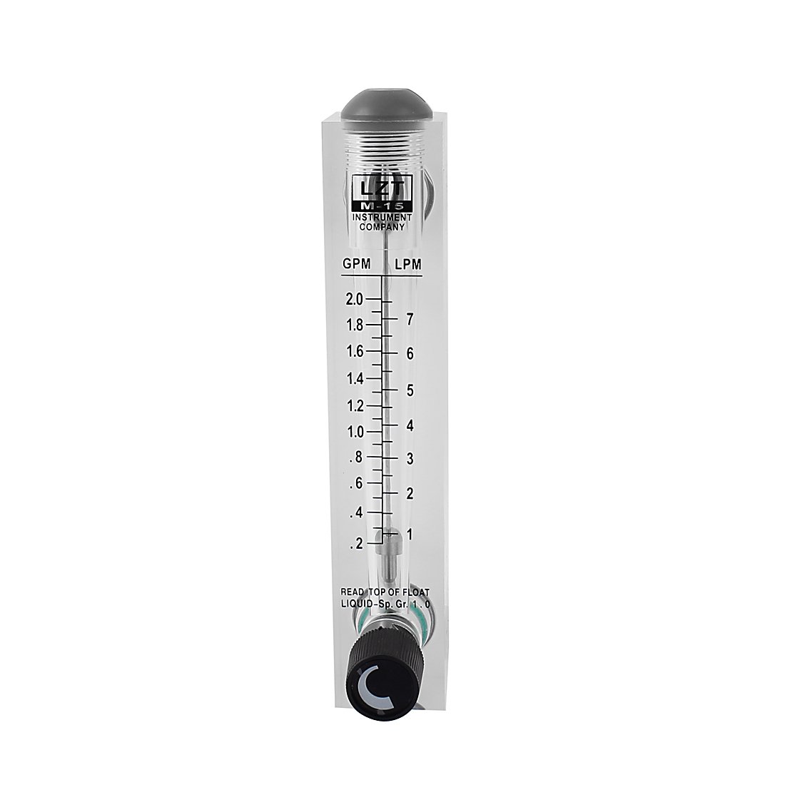 Sourcingmap LZT M-15 débitmètre eau 0,2-2 GPM 1/2 BSP