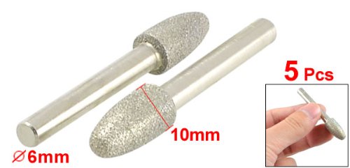 Sourcingmap 59 mm fraises diamantées coniques 10 mm lot 5
