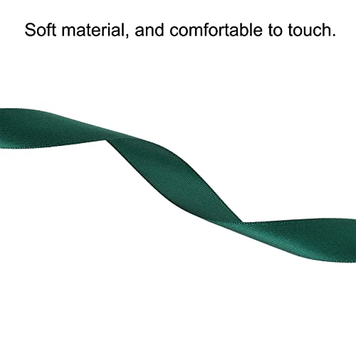 Sourcingmap Ruban Satin Vert Foncé 20mmx91,4m Polyester