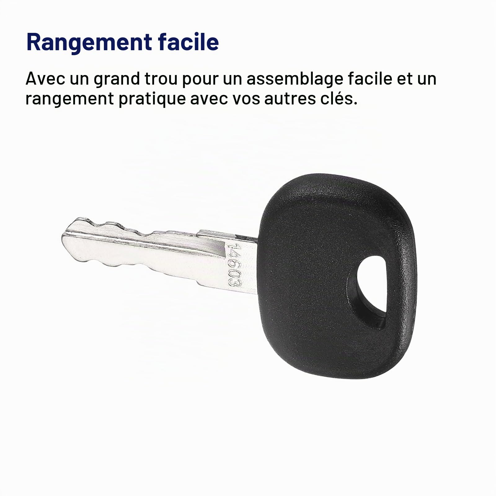 sourcing map Industrial clé allumage excavatrice 14603 lot 2