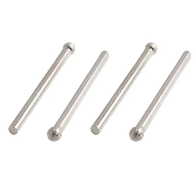 sourcingmap pointe diamantée boule 4 mm tige 3 mm lot 4
