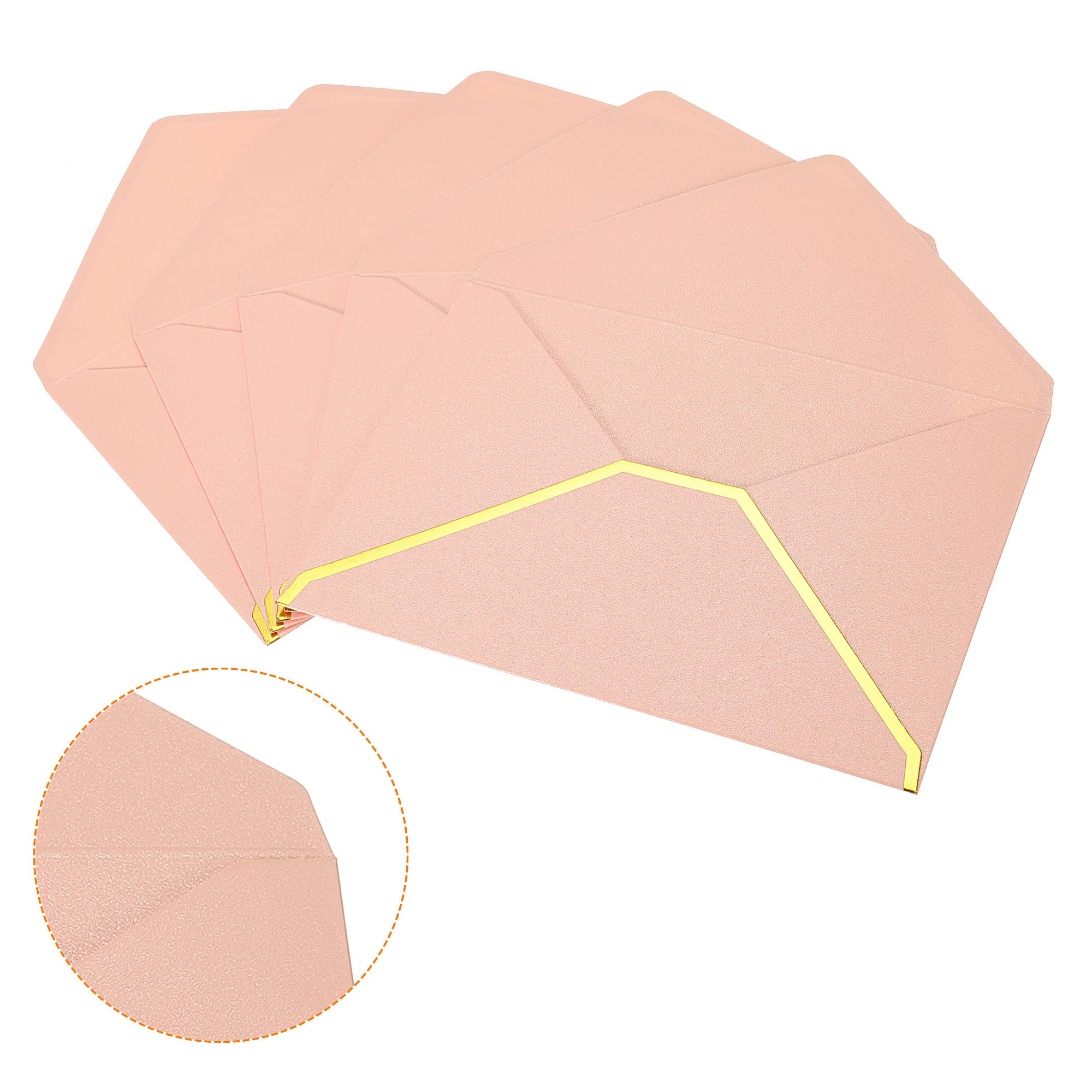 sourcing map B6 enveloppes 13x18 cm rose lot 20 mariage