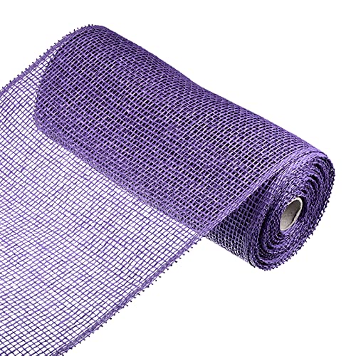 Sourcingmap Home & Garden ruban toile de jute violet 25,4 cm x 9 m