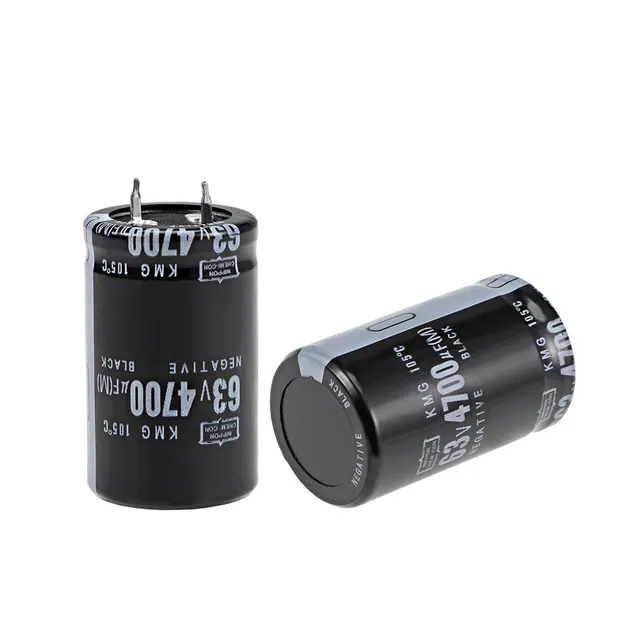 sourcing map 4700uF 63V condensateur électrolytique lot 3