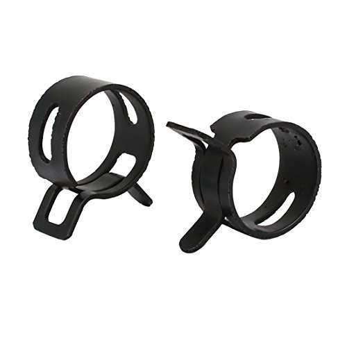 Sourcingmap Industrial Collier Serrage Ressort 14mm Lot 20 Noir