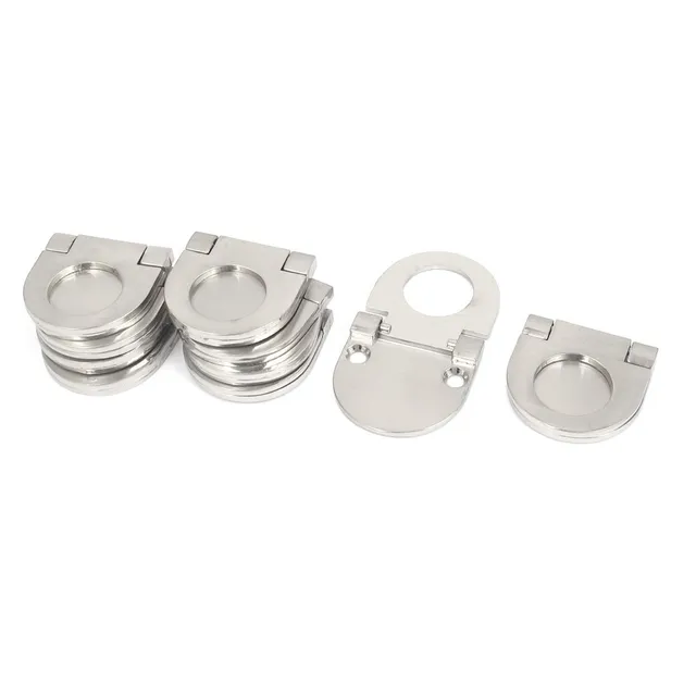 Sourcingmap poignée anneau meuble argent 36 mm lot 10