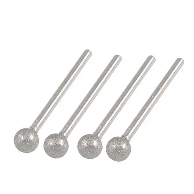 sourcingmap pointe diamantée boule 8 mm tige 3 mm lot 4