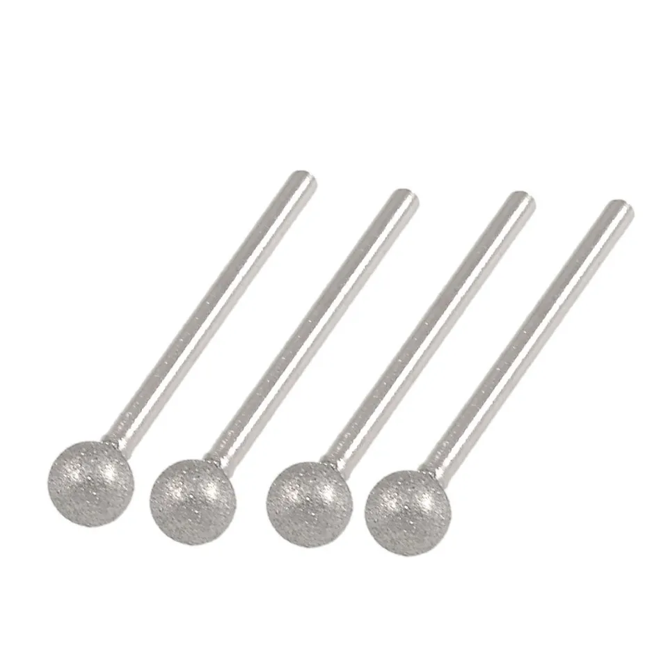 sourcingmap pointe diamantée boule 8 mm tige 3 mm lot 4