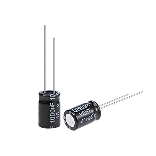 Sourcingmap 1000uF 10V condensateur électrolytique 50 pcs 105°C