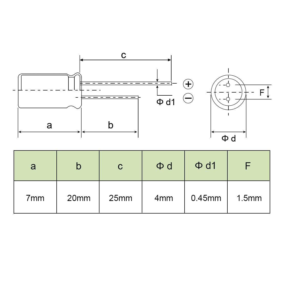 Sourcingmap 3.3uF 50V condensateur électrolytique 4x7mm lot 30
