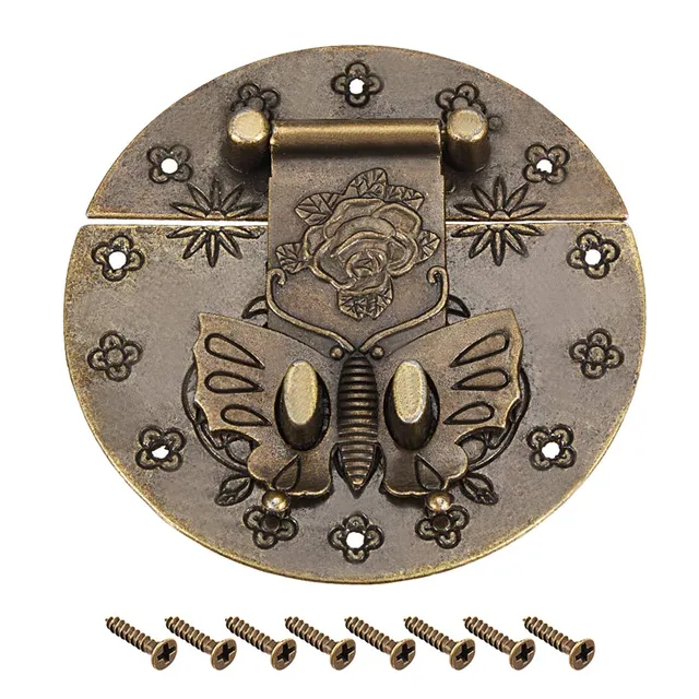 Sourcingmap Home & Garden Loquet Bronze 98mm Fermoir Coffre