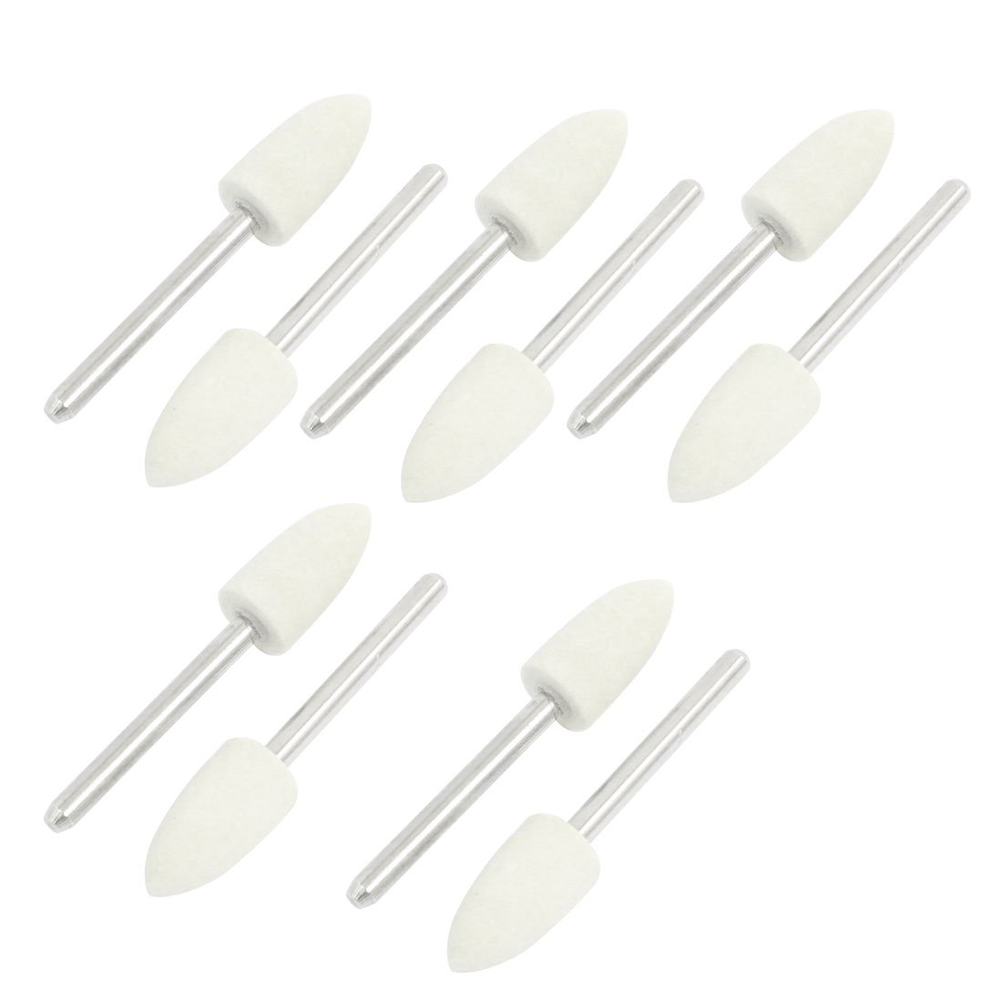 Sourcingmap Embout Polissage Feutre 8mm Lot de 10 Conique