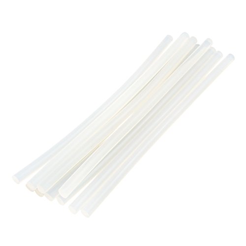 Sourcing Map 10 bâtons colle chaude 11x300mm transparents