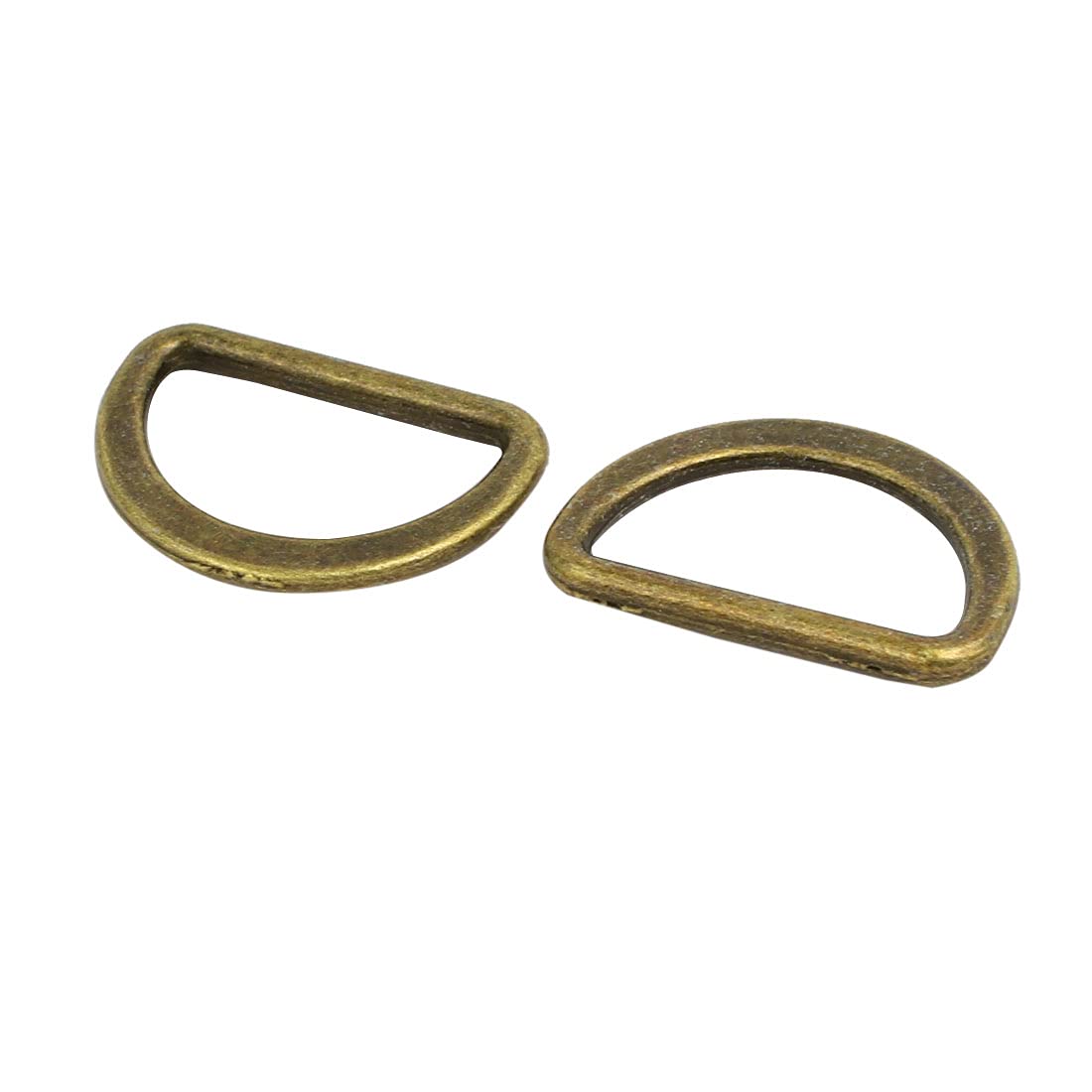 Sourcing Map Home & Garden anneau soudé bronze zinc 20mm lot 25
