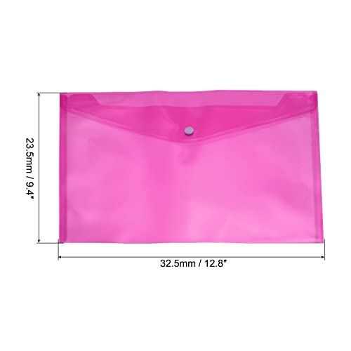 sourcing map chemise A4 rose lot 12 plastique PP