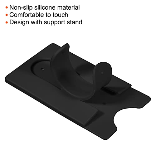 Sourcing Map Porte-Carte Téléphone Silicone 3 Pièces Noir/Blanc/Gris