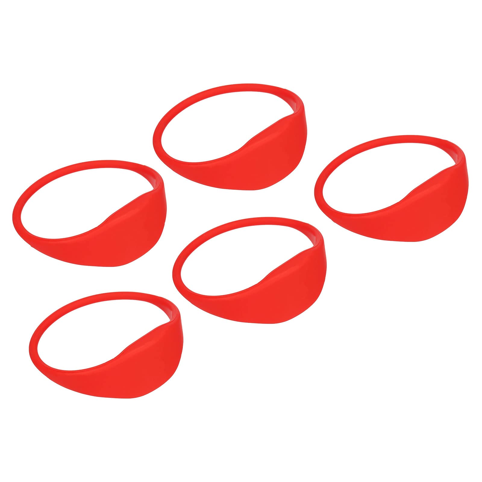 Sourcing Map bracelet RFID silicone rouge lot 5 13,56 MHz