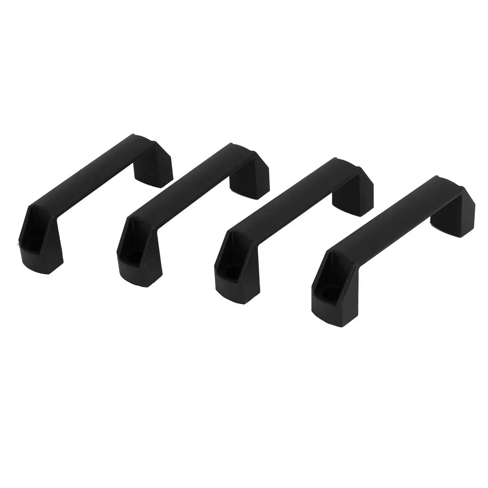 Sourcingmap Home & Garden poignée meuble 140mm noir lot 4 plastique