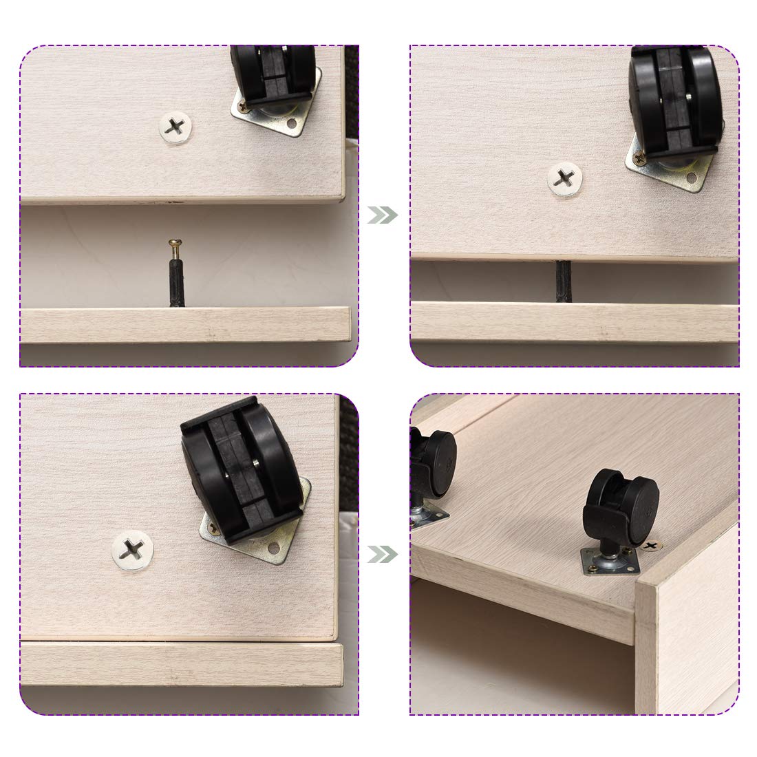 Sourcing Map 15 mm raccord meuble excentrique 10 ensembles