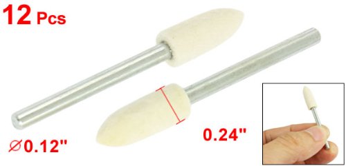 Sourcingmap lot 12 feutres coniques polissage 3 mm