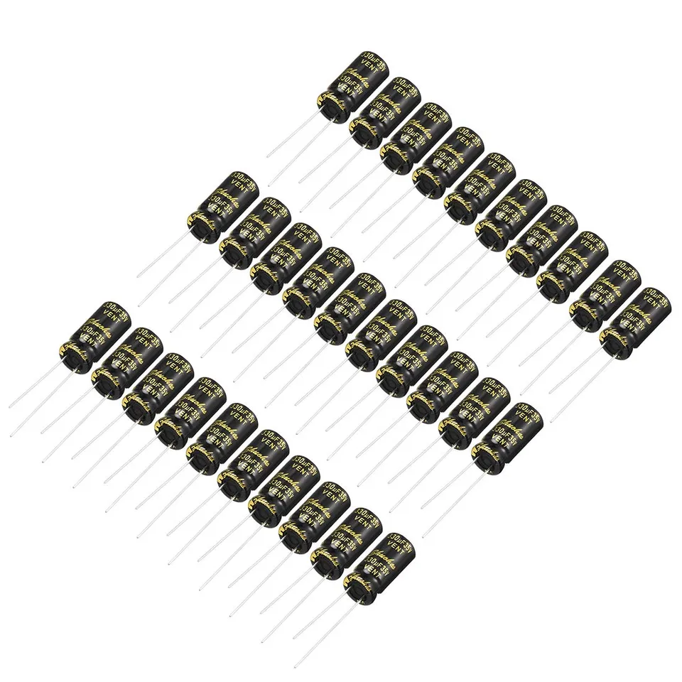 Sourcing Map Condensateur 330uF 35V 8x16mm x30 radial