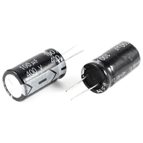 Sourcingmap Condensateurs électrolytiques 100uF 400V lot 2