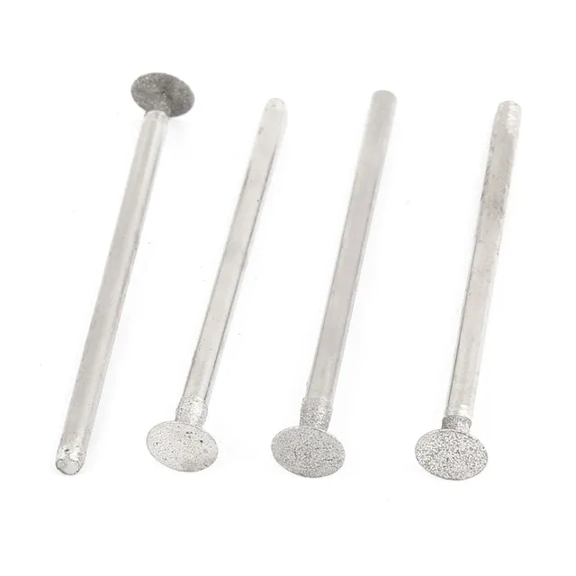 Sourcingmap lot 4 fraises diamant rondes 2,35x6 mm