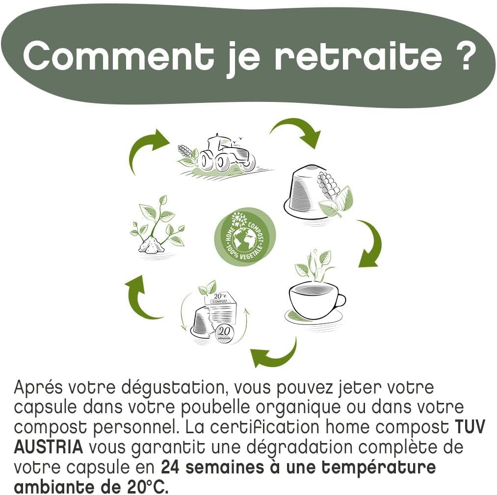 Terramoka La Signature Capsule café bio arabica 60 unités intense