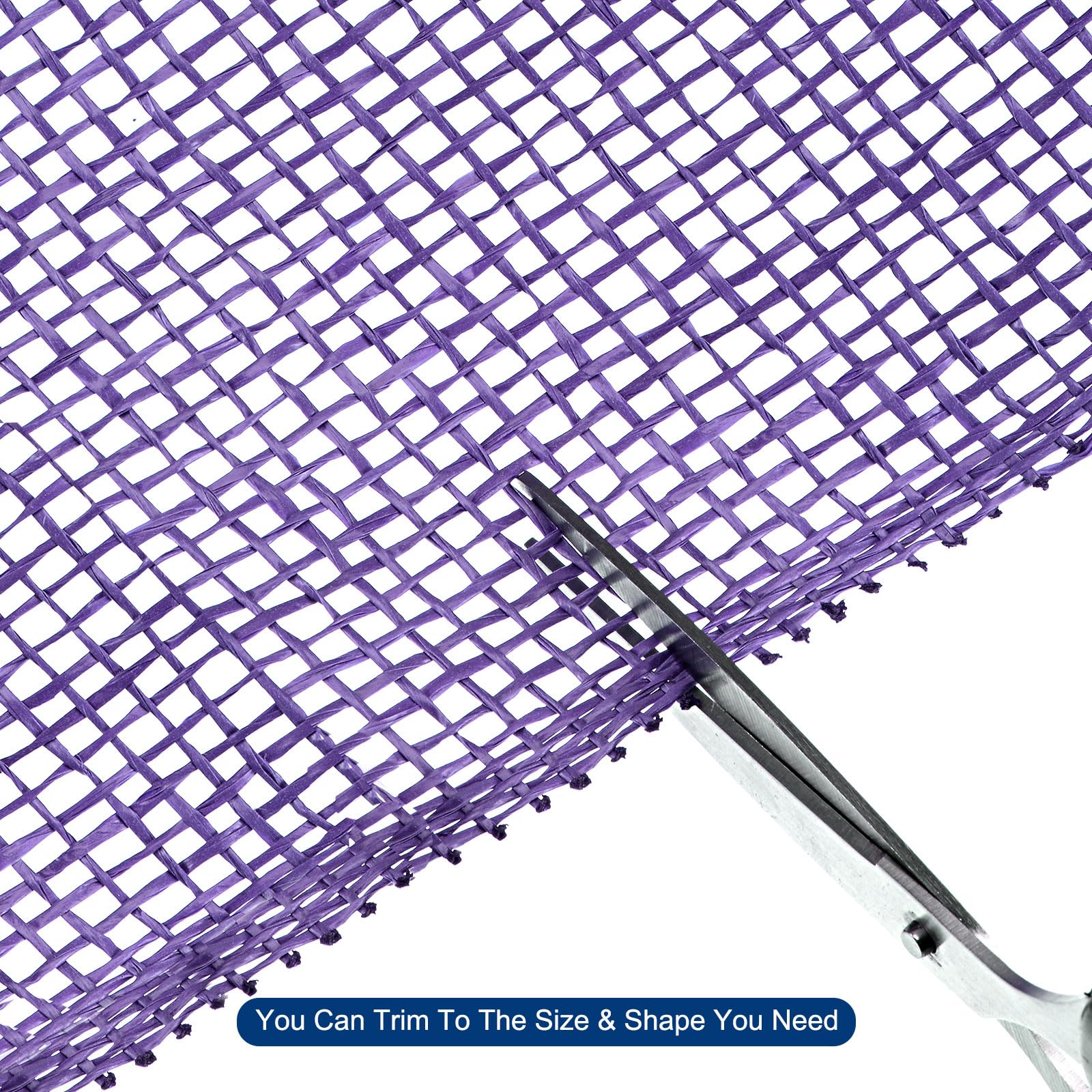 Sourcingmap Home & Garden ruban toile de jute violet 25,4 cm x 9 m