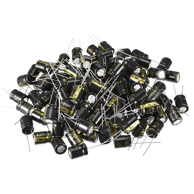 Sourcing Map condensateur électrolytique 4,7µF 450V lot de 100