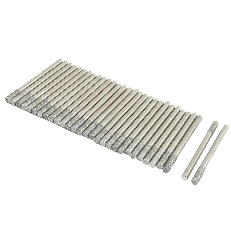 SOURCINGMAP pointe diamant cylindrique 3 mm lot 30 meulage