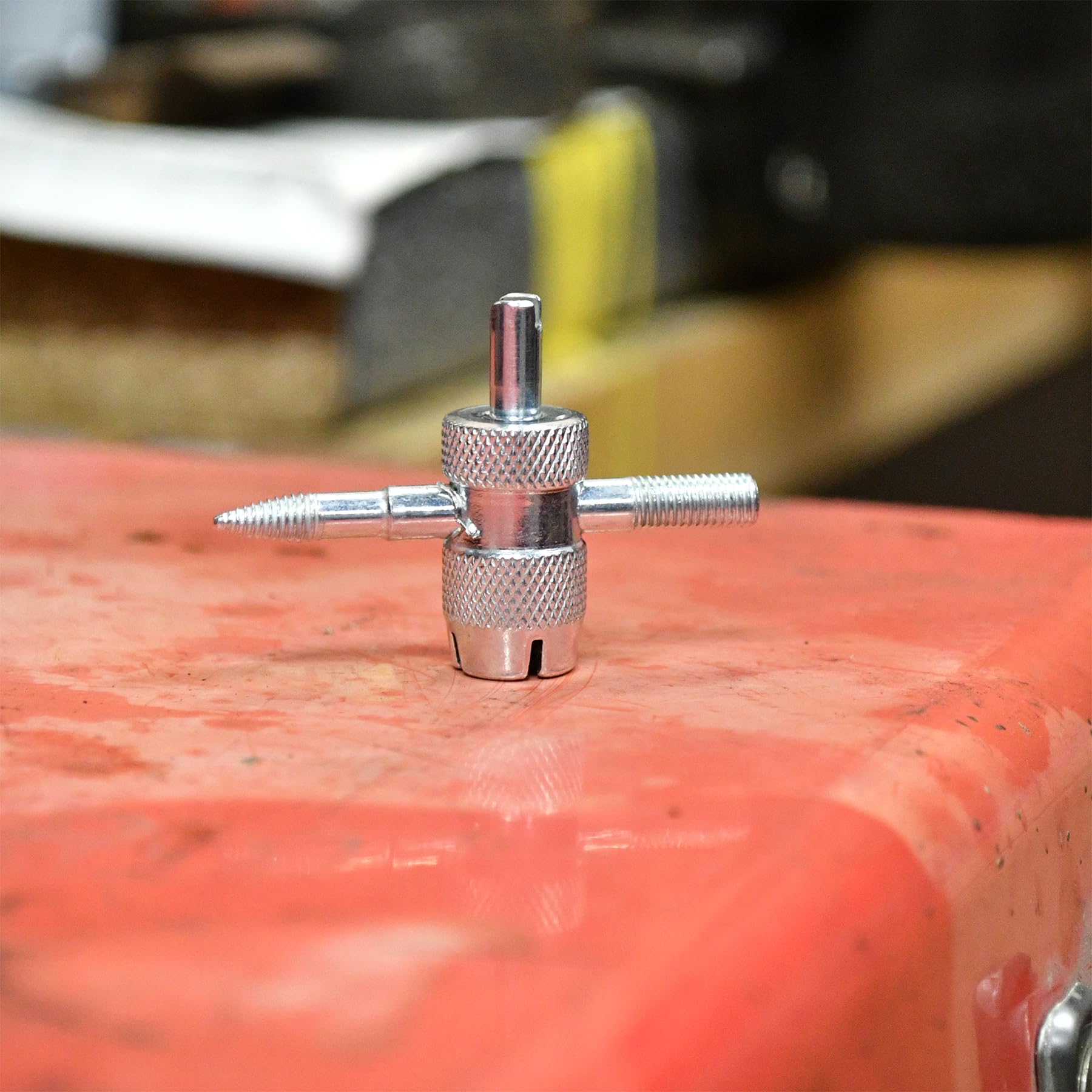 PRECISION STEEL Démonte-valve 4 fonctions Schrader