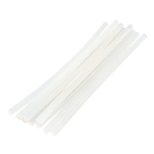 Sourcing Map 10 bâtons colle chaude 11x300mm transparents