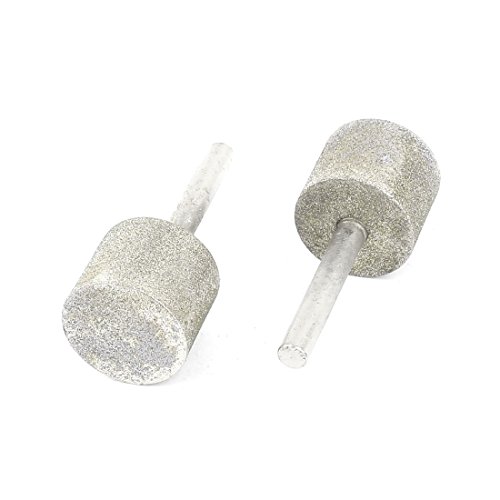SOURCINGMAP Industrial Pointe Diamant 25mm Tige 6mm Lot 2