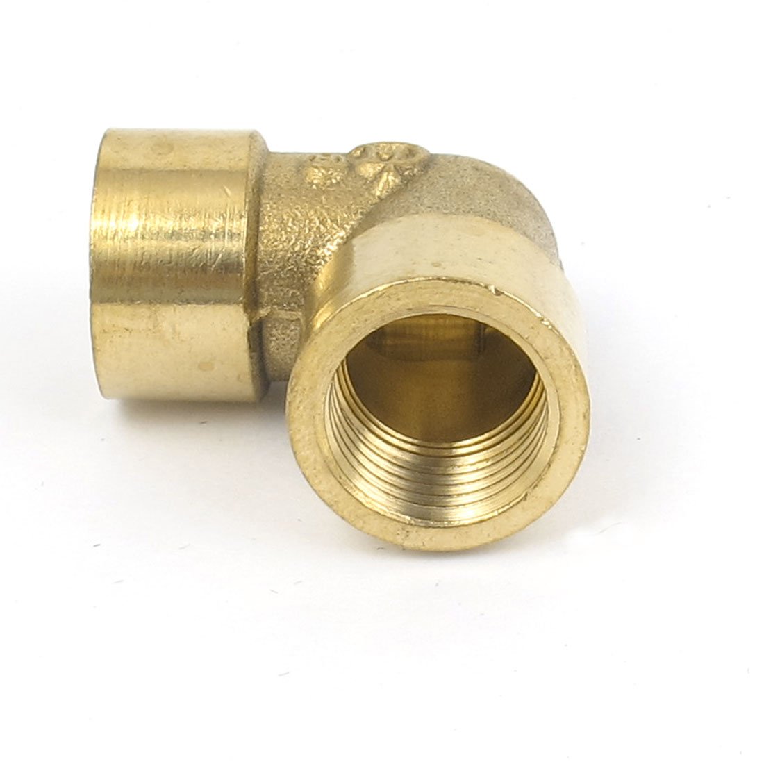 Sourcingmap Raccord Coudé Laiton 1/4 BSP Femelle Lot 2