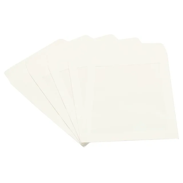 Sourcing Map A5 Enveloppe Fenêtre Blanche Simple Face x10