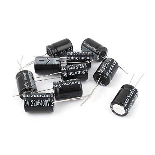 sourcingmap Condensateur Électrolytique 400V 22µF 10pcs