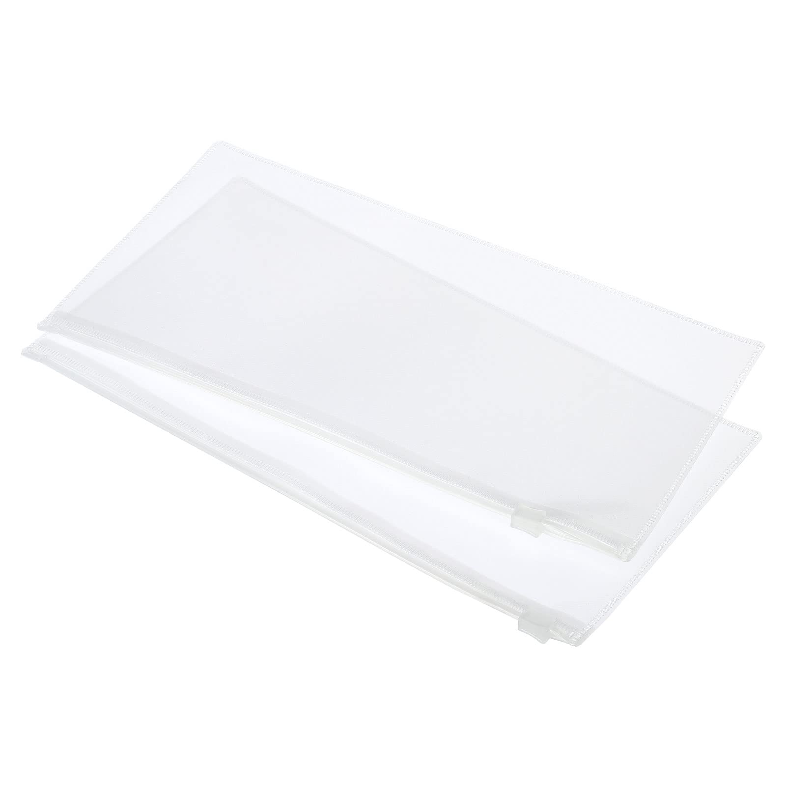 sourcing map pochette zippée A6 blanche x5 PP