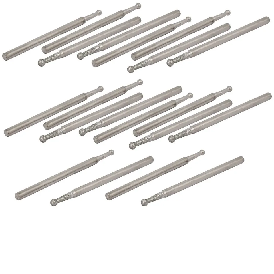 sourcingmap Industrial fraise diamant boule 2 mm lot 20