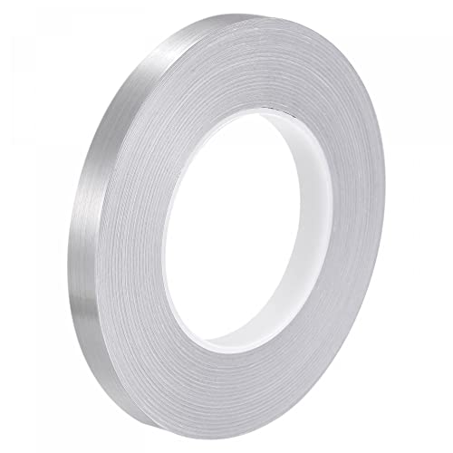 sourcing map Ruban Adhésif Carrelage Argenté 12mm x 50m