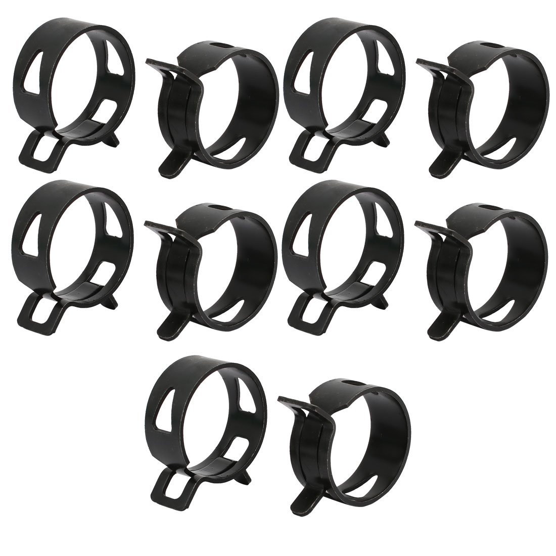 SOURCINGMAP collier serrage ressort 32mm x10 acier noir