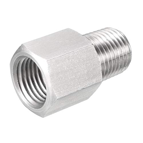 Sourcingmap Industrial Adaptateur 1/4 NPT Mâle 1/4 G Femelle Inox