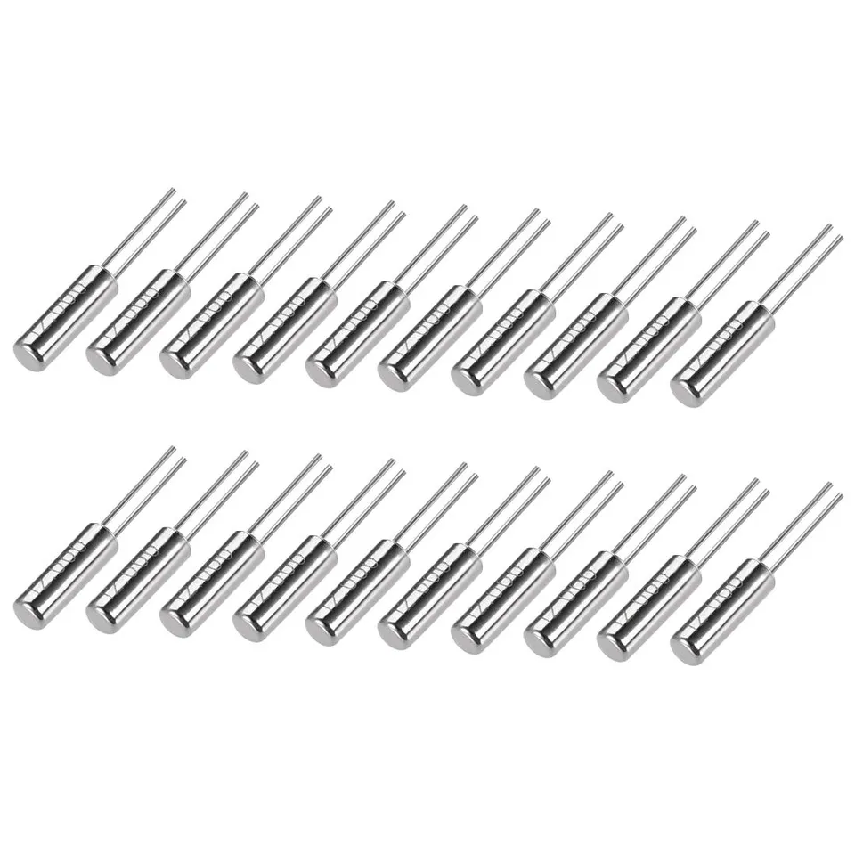 sourcing map Oscillateur Quartz 12MHz 20Pcs DIP 2x6mm