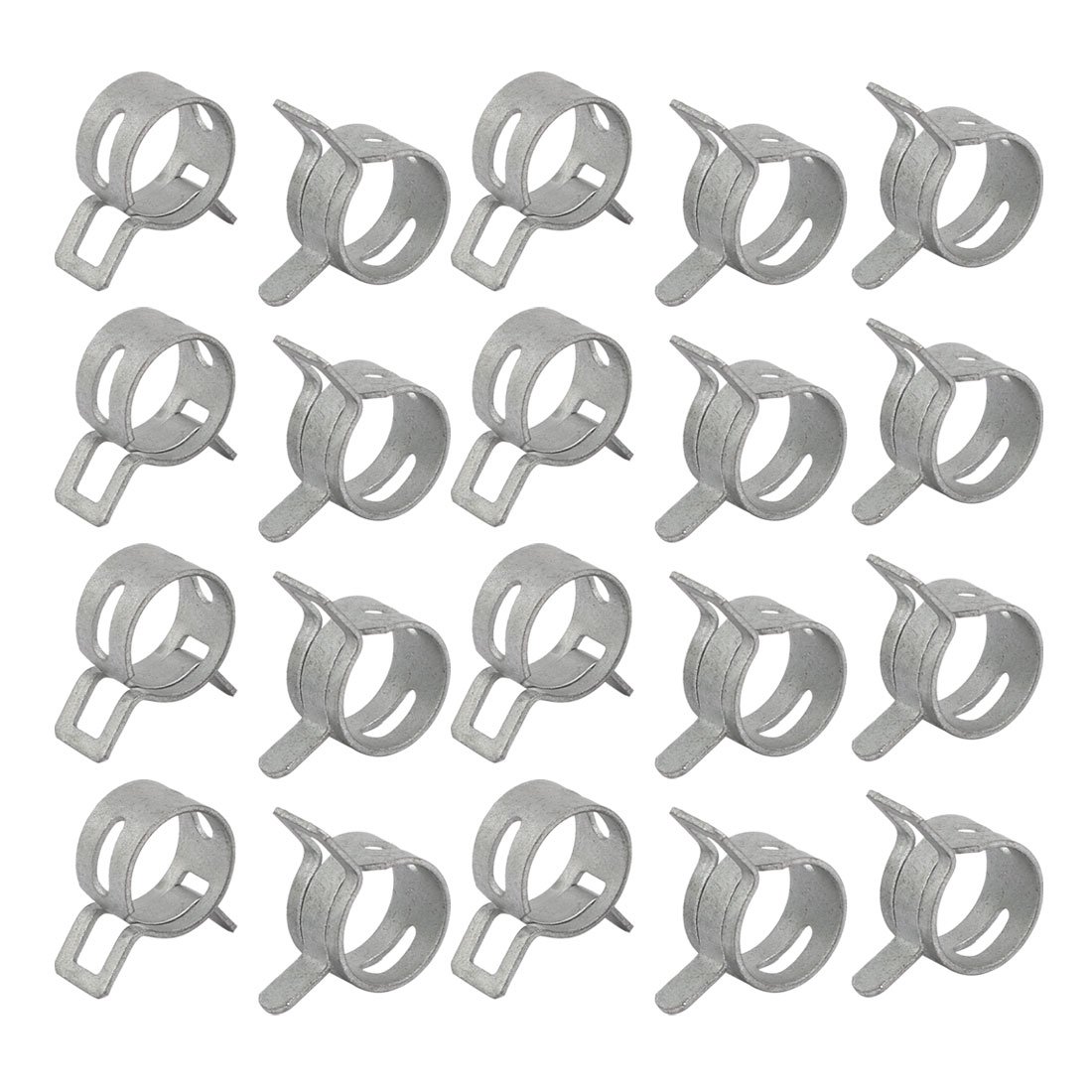 Sourcingmap Collier Serrage Ressort 12mm Lot 20pcs Acier