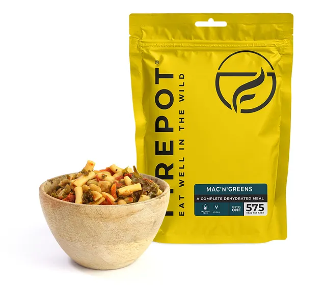 Firepot Main Meals Mac'n'Greens plat macaroni vegan 135g