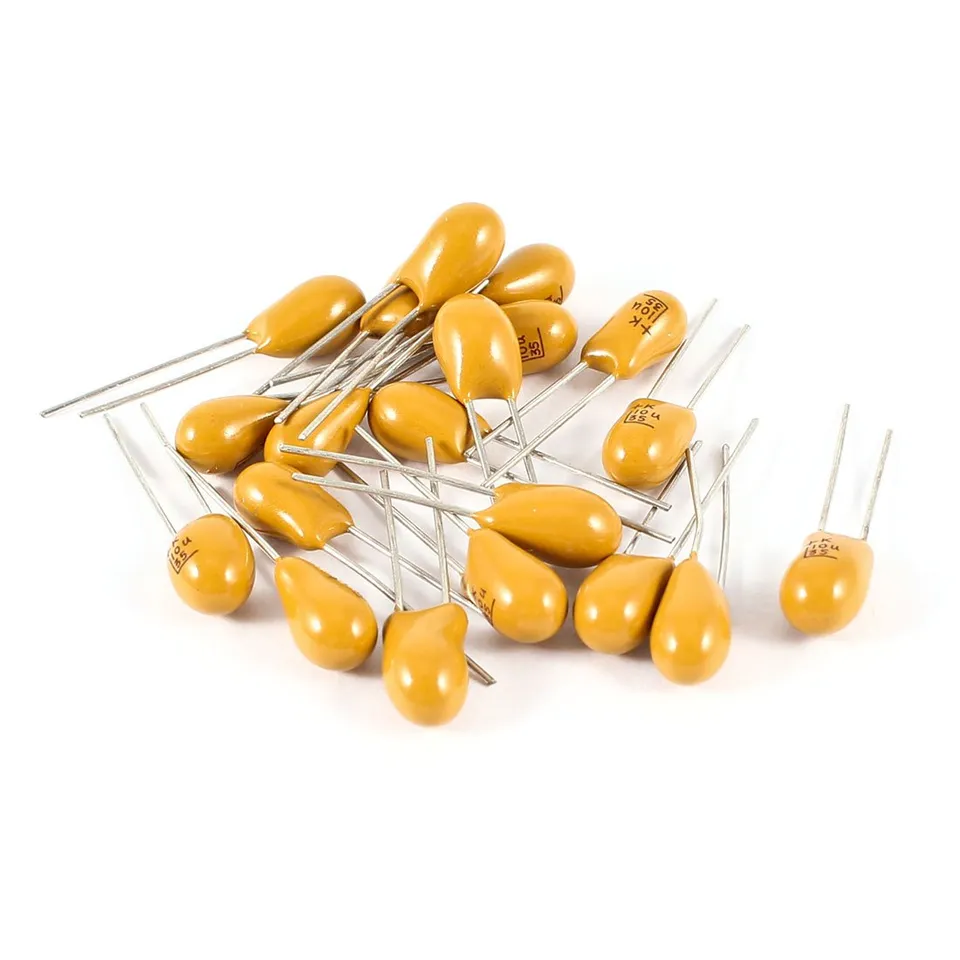 Sourcingmap Industrial 10µF 35V condensateur tantale jaune lot 20